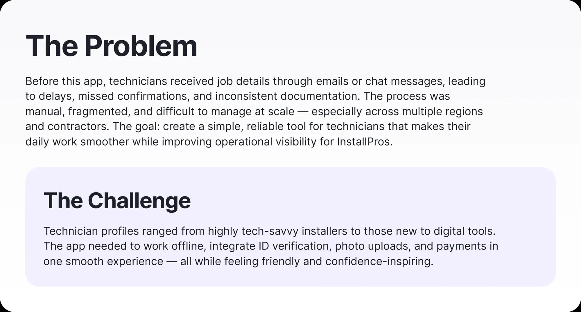 Problem statement board